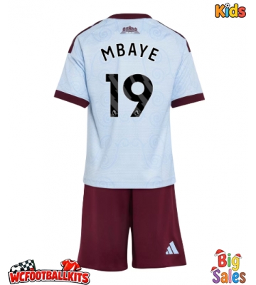 Aston Villa Ibrahim Mbaye #19 Replica Third Stadium Kit for Kids 2026-27 Short Sleeve (+ pants)